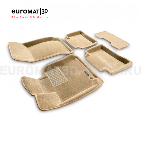 Текстильные 3D коврики Euromat3D Business в салон для Mercedes E-Class (W212) (2009-2016) № EMC3D-003505T Бежевые Текстильные 3D коврики Euromat3D Business в салон для Mercedes E-Class (W212) (2009-2016) № EMC3D-003505T Бежевые