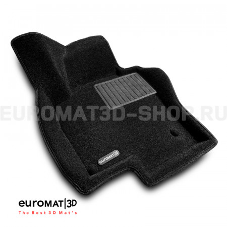 Текстильные 3D коврики Euromat3D Business в салон для Volkswagen Passat B6 (2005-2011) № EMC3D-005412