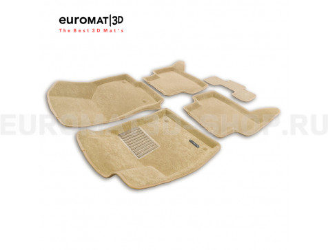 Текстильные 3D коврики Euromat3D Business в салон для Audi A3 (2014-) № EMC3D-004507T Бежевые Текстильные 3D коврики Euromat3D Business в салон для Audi A3 (2014-) № EMC3D-004507T Бежевые