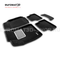 Текстильные 3D коврики Euromat3D Lux в салон для Chevrolet Aveo (2012-2020) № EM3D-001501