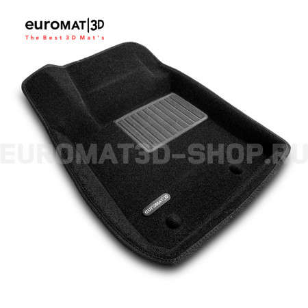 Текстильные 3D коврики Euromat3D Business в салон для Ford Ecosport (2014-) № EMC3D-002215