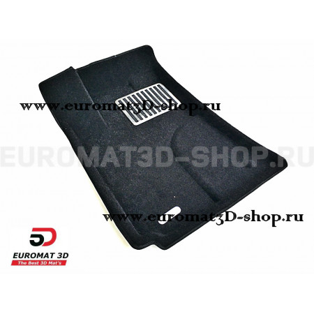 Текстильные 3D коврики Euromat3D Lux в салон для Chrysler 300C (2004-2014) № EM3D-004000