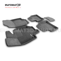 Текстильные 3D коврики Euromat3D Business в салон для Toyota Rav 4 (2019-2026) (АКПП) № EMC3D-005105G Серые Текстильные 3D коврики Euromat3D Business в салон для Toyota Rav 4 (2019-2026) (АКПП) № EMC3D-005105G Серые