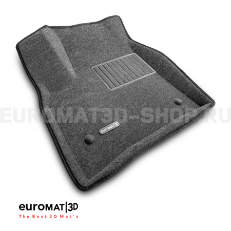 Текстильные 3D коврики Euromat3D Business в салон для Porsche Cayenne (2002-2009) № EMC3D-004100G Серые Текстильные 3D коврики Euromat3D Business в салон для Porsche Cayenne (2002-2009) № EMC3D-004100G Серые