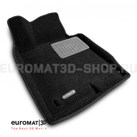Текстильные 3D коврики Euromat3D Business в салон для Kia K5 (2020-) № EMC3D-002708