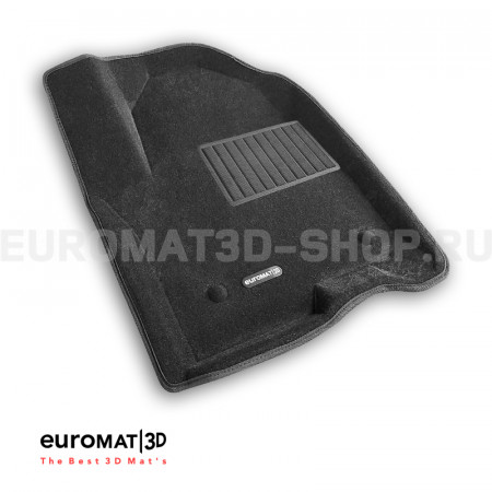 Текстильные 3D коврики Euromat3D Premium в салон для Cadillac Escalade (2021-) № EMPR3D-001308