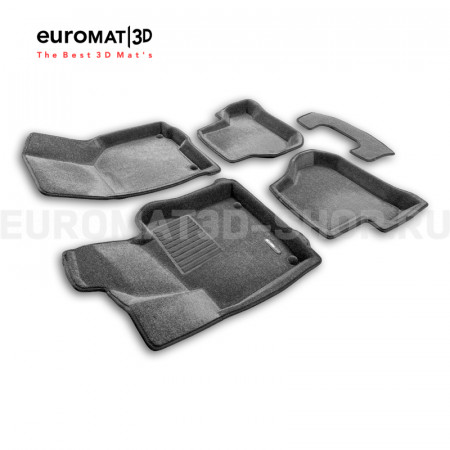 Текстильные 3D коврики Euromat3D Business в салон для Seat Leon (2005-2012) № EMC3D-004502G Серые Текстильные 3D коврики Euromat3D Business в салон для Seat Leon (2005-2012) № EMC3D-004502G Серые